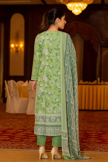 Ayra Chamki Printed Luxury Lawn 3PC Vol 03 | Grass Color Suit